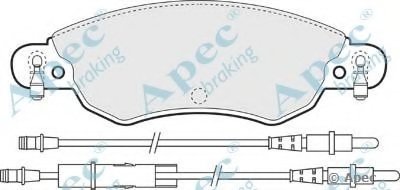 Комплект тормозных колодок, дисковый тормоз APEC braking купить