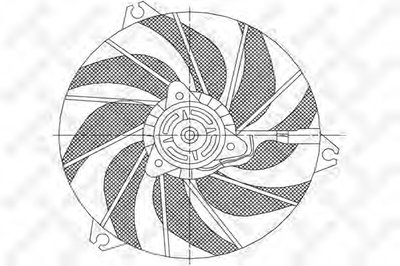 Вентилятор, охлаждение двигателя STELLOX купить