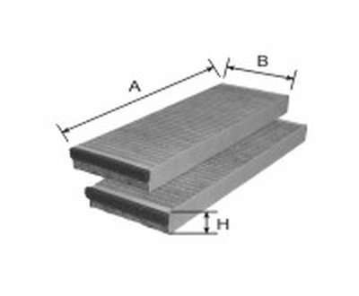 Фильтр, воздух во внутренном пространстве Cabin filter (Charcoal) for HONDA HR-V GOODWILL купить