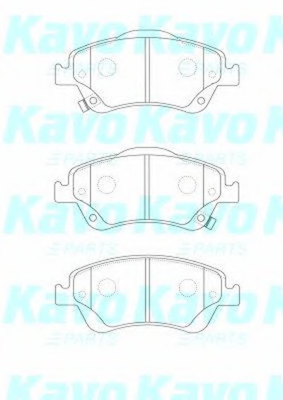 Комплект тормозных колодок, дисковый тормоз MK KASHIYAMA KAVO PARTS купить