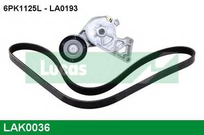 Поликлиновой ременный комплект LUCAS ENGINE DRIVE купить