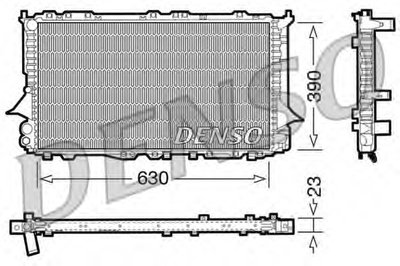 Радиатор, охлаждение двигателя DENSO купить