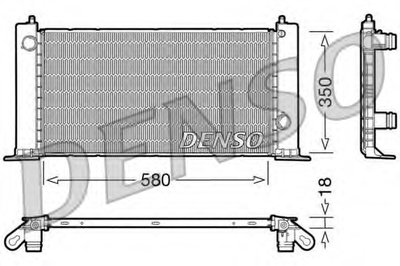 Радиатор, охлаждение двигателя DENSO купить