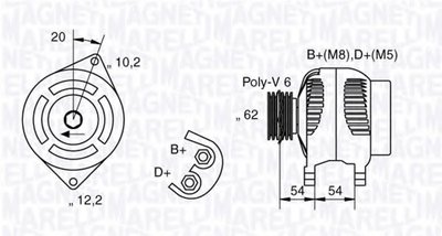 Генератор MAGNETI MARELLI купить