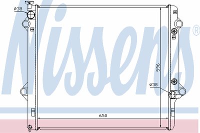 Радиатор, охлаждение двигателя NISSENS купить