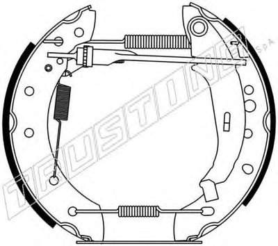 Комплект тормозных колодок FAST KIT TRUSTING купить