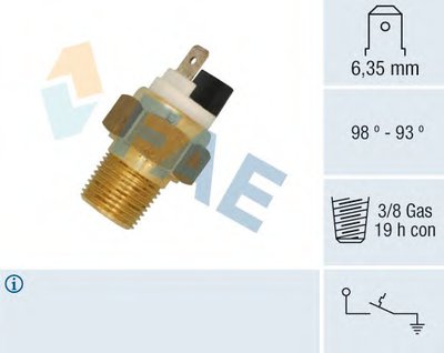 Термовыключатель, вентилятор радиатора FAE купить