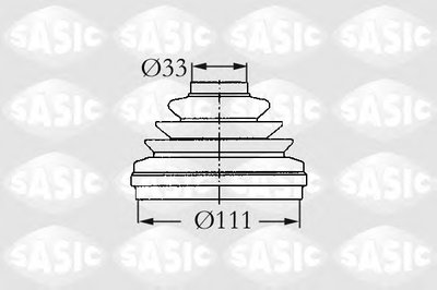 2933993   SASIC - Пильовик привідного валу