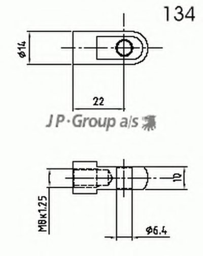 Газовая пружина, капот QH JP GROUP купить