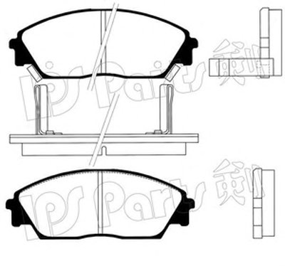 Комплект тормозных колодок, дисковый тормоз IPS Parts IPS Parts купить