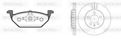 Комплект тормозов, дисковый тормозной механизм WOKING купить