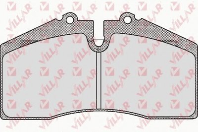 Комплект тормозных колодок, дисковый тормоз VILLAR купить
