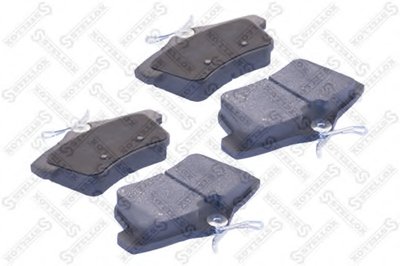 Колодки дисковые задние с антискрипными пластинами / Peugeot 3008/5008 1.6i/1.6-2.0HDi 09>