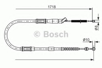 Трос, стояночная тормозная система BOSCH купить