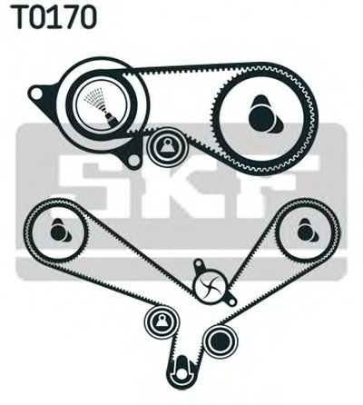 Водяной насос + комплект зубчатого ремня SKF купить