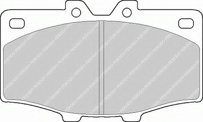 Комплект тормозных колодок, дисковый тормоз PREMIER FERODO купить