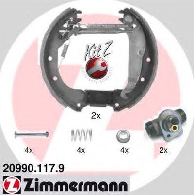 Комплект тормозных колодок KIT Z ZIMMERMANN купить