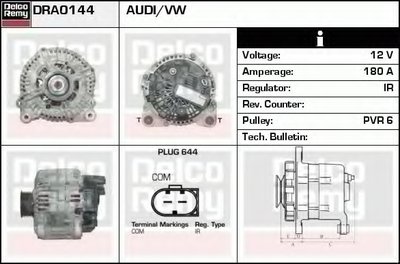 Генератор Remanufactured REMY (Light Duty) DELCO REMY купить