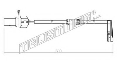 Сигнализатор, износ тормозных колодок TRUSTING купить