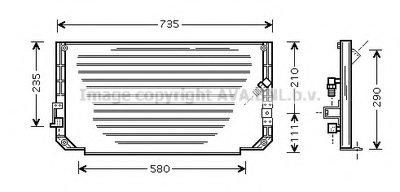 Конденсатор, кондиционер AVA QUALITY COOLING купить
