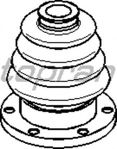 Пыльник, приводной вал TOPRAN купить
