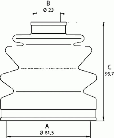 Комплект пылника, приводной вал SPIN OPEN PARTS купить