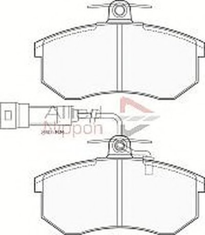 Комплект тормозных колодок, дисковый тормоз ANL Braking COMLINE купить