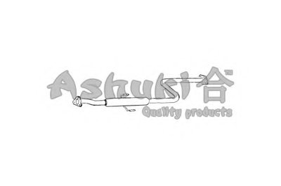 Средний глушитель выхлопных газов ASHUKI купить