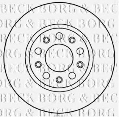 Тормозной диск BORG & BECK купить