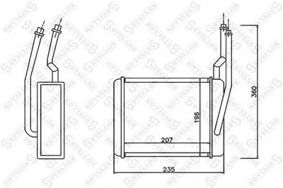 Теплообменник, отопление салона STELLOX купить