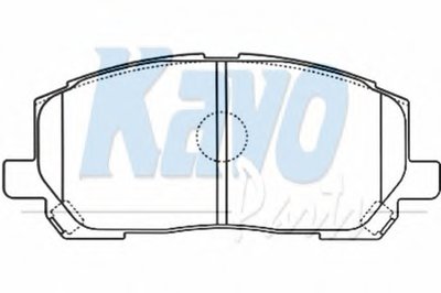 Комплект тормозных колодок, дисковый тормоз MK KASHIYAMA KAVO PARTS купить