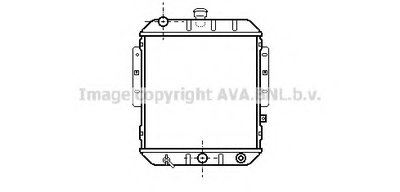 Радиатор, охлаждение двигателя AVA QUALITY COOLING купить