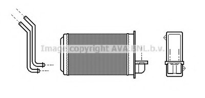 Теплообменник, отопление салона AVA QUALITY COOLING купить