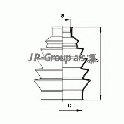 Комплект пылника, приводной вал QH JP GROUP купить