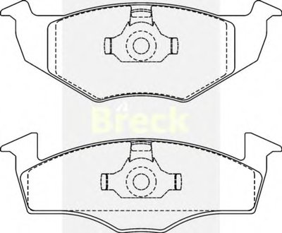 Комплект тормозных колодок, дисковый тормоз BRECK купить