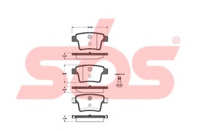 Комплект тормозных колодок, дисковый тормоз sbs купить