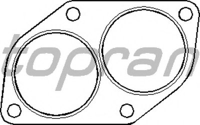 Прокладка приемной трубы Opel 1.8/2.0 OHC