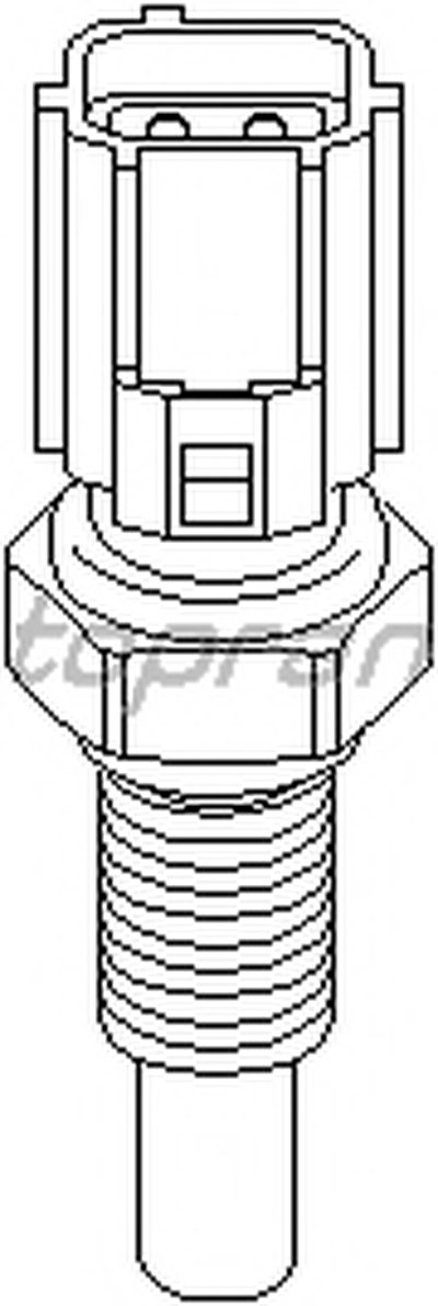 Датчик, температура охлаждающей жидкости TOPRAN купить