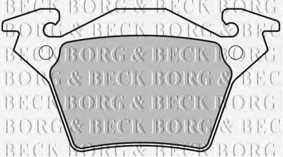 BBP1670 BORG & BECK - Гальмівні колодки до дисків