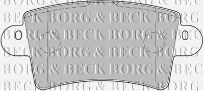 BBP1773 BORG & BECK - Гальмівні колодки до дисків