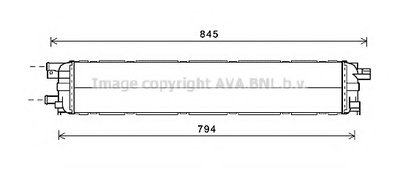 Радиатор, охлаждение двигателя AVA QUALITY COOLING купить