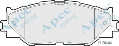 Комплект тормозных колодок, дисковый тормоз APEC braking купить