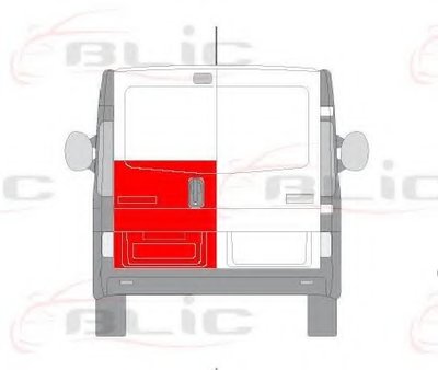 Задняя дверь BLIC купить