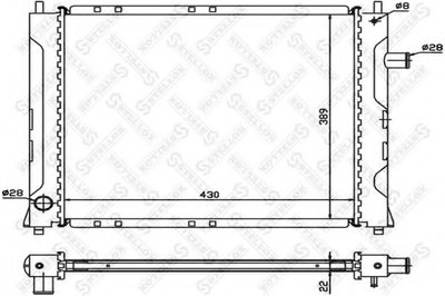 Радиатор, охлаждение двигателя STELLOX купить