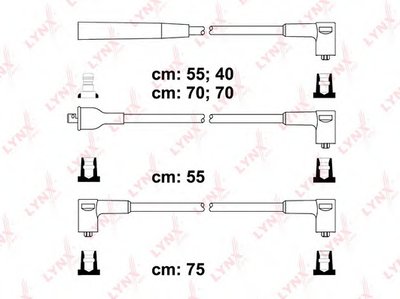 Комплект проводов зажигания LYNXauto купить