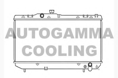 Радиатор, охлаждение двигателя AUTOGAMMA купить