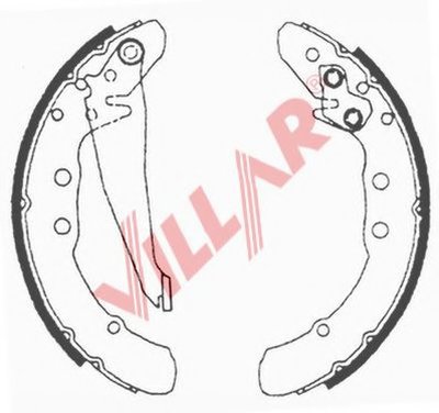 Комплект тормозных колодок VILLAR купить