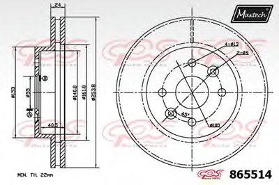 Тормозной диск R+ (Regular Plus) MAXTECH купить