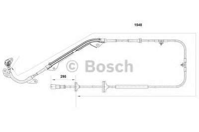 Датчик, частота вращения колеса BOSCH купить