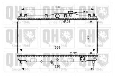 Радиатор, охлаждение двигателя QUINTON HAZELL купить